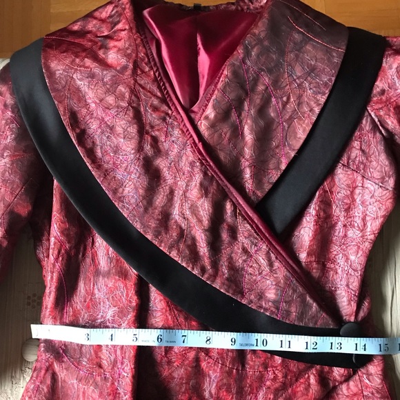 Samuel Dong shimmering red blazer - Picture 11 of 12